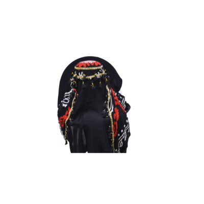 کلاه حجاب گلدار